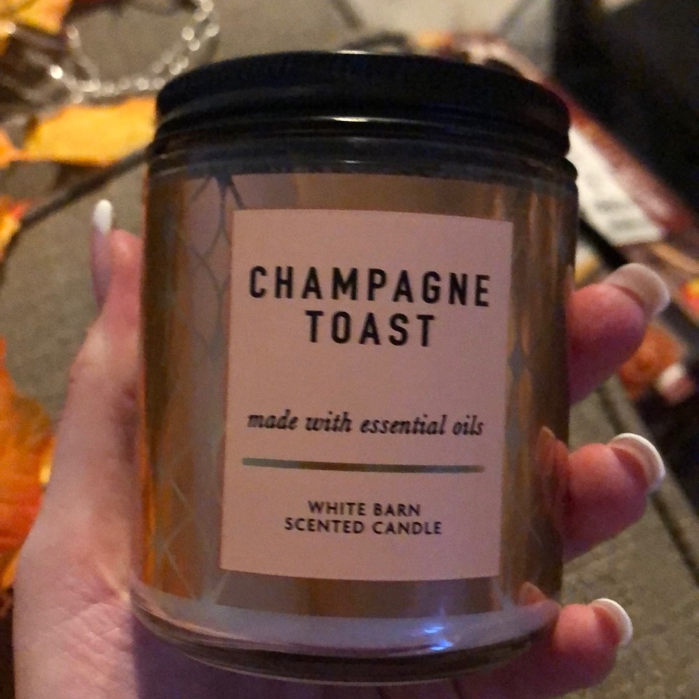Champagne Toast Single Wick Bath & Bodyworks Candle